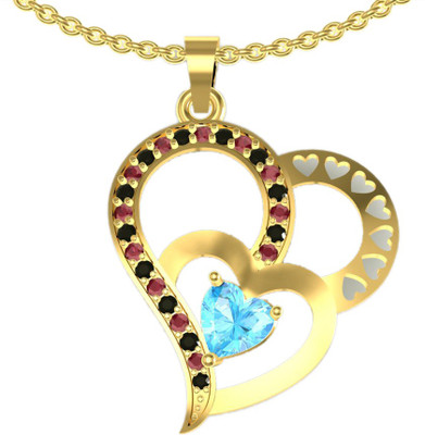 76% OFF on Suvarnadeep Rossy Yellow Gold Plated Sterling Silver Pendant