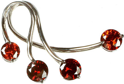 Exotic India Designer Zircon Sterling Silver Pendant