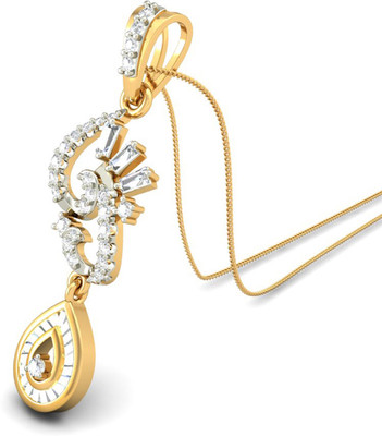 WearYourShine by PCJ The Alenka Diamond 18K Diamond Yellow Gold Pendant