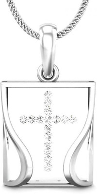 20% OFF on Candere The Cross 18K Diamond White Gold Pendant