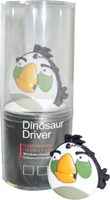 60% OFF on Dinosaur Drivers Angry Bird White 8 GB Pen Drive 60% OFF on Dinosaur Drivers Angry Bird White 8 GB Pen Drive