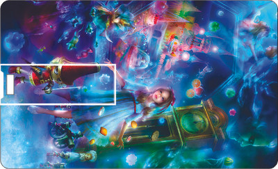 61% OFF on Printland Credit card Modern Art 8 GB Pen Drive