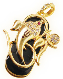 Enter Om Shri Ganesh 4 GB USB 2.0 Fancy Pendrive - Black