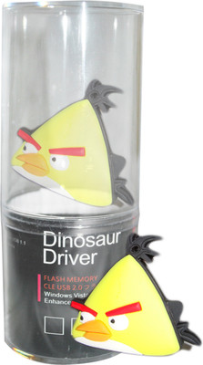 Dinosaur Drivers Angry Bird 8 GB  Pen Drive (Multicolor) 