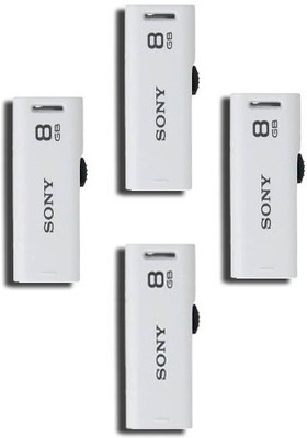 SONY USM8GR/WZ 8 GB Pen Drive White SONY USM8GR/WZ 8 GB Pen Drive White