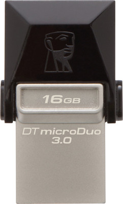 12% OFF on Kingston Data Traveler 3.0 MicroDuo 16 GB On-The-Go Pendrive((Black)) 12% OFF on Kingston Data Traveler 3.0 MicroDuo 16 GB On-The-Go Pendrive((Black))