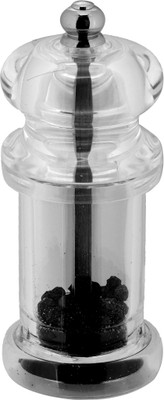 Avani Small Plastic Traditional Pepper Mill Clear, Pack of 1 Avani Small Plastic Traditional Pepper Mill Clear, Pack of 1