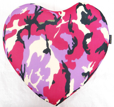 31% OFF on Squeezy Hush Micro Beads Printed Heart Cushion Travel Pillow