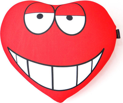 25% OFF on Squeezy Hush Micro Beads Printed Heart Cushion Travel Pillow