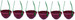 Joy Living Garden Plastic Hanging Plant Container Set (Pack of 6)