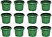 Blessed Plain Plastic Indoor Plant Container Set (Pack of 12)