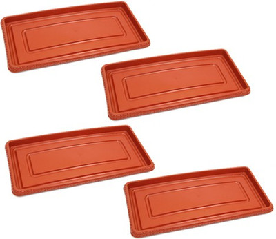 Natures Plus Home Garden Plant Container Set Pack of 4, Plastic Natures Plus Home Garden Plant Container Set Pack of 4, Plastic