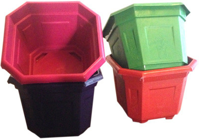 35% OFF on E-plant Plant Container Set Pack of 4, Plastic 35% OFF on E-plant Plant Container Set Pack of 4, Plastic