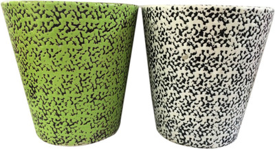 Toygully Plant Container Set Pack of 2, Ceramic Toygully Plant Container Set Pack of 2, Ceramic