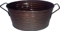 Blessed Plant Container (Metal, External Height - 10.16 cm)