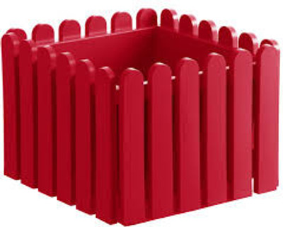 Emsa Landhaus Planter 38cm Red Plant Container Emsa Landhaus Planter 38cm Red Plant Container
