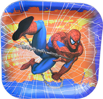 23% OFF on Swaraj Swastik Printed Paper Plate Set Blue, Pack of 10