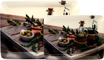 5% OFF on Superware Olive Oil Printed Melamine Tray Set Multicolor, Pack of 2 5% OFF on Superware Olive Oil Printed Melamine Tray Set Multicolor, Pack of 2