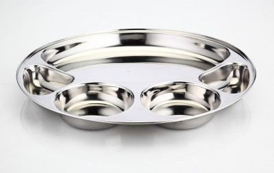 34% OFF on Lime NDPart5_2 Solid Stainless Steel Plate Silver, Pack of 1