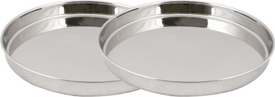 34% OFF on Lime Limeplatepk2 Solid Stainless Steel Plate Silver, Pack of 2 34% OFF on Lime Limeplatepk2 Solid Stainless Steel Plate Silver, Pack of 2
