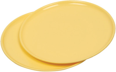 20% OFF on Mahaware Flora S 12 inch Set Of 2 Solid Plastic Plate Yellow, Pack of 2 20% OFF on Mahaware Flora S 12 inch Set Of 2 Solid Plastic Plate Yellow, Pack of 2