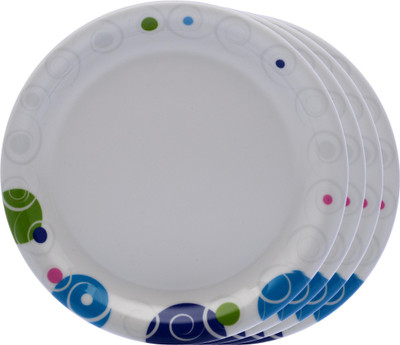 4% OFF on Superware Bubble Printed Melamine Plate Set White, Blue, Purple, Pack of 4 4% OFF on Superware Bubble Printed Melamine Plate Set White, Blue, Purple, Pack of 4