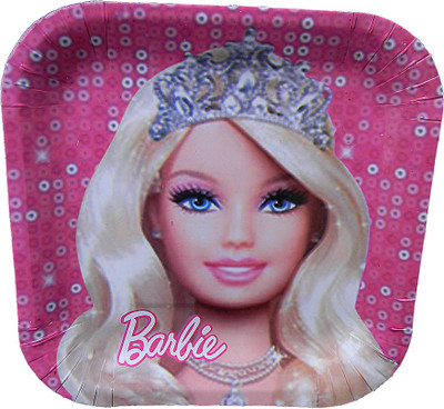 23% OFF on Swaraj Swastik Printed Paper Plate Set Pink, Pack of 10