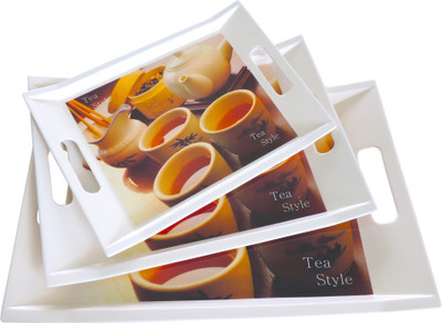 4% OFF on Homeeware Rare Tea Style Printed Melamine Tray Set Multicolor, Pack of 3 4% OFF on Homeeware Rare Tea Style Printed Melamine Tray Set Multicolor, Pack of 3