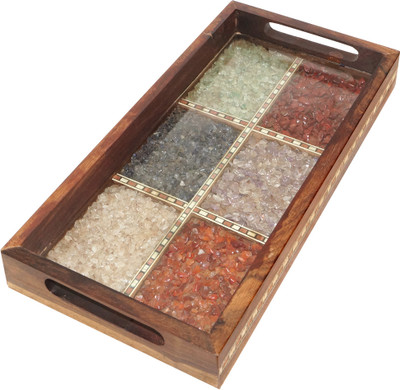 50% OFF on R S Jewels Handicraft Gemstone Serving Solid Wood Tray Multicolor, Pack of 1 50% OFF on R S Jewels Handicraft Gemstone Serving Solid Wood Tray Multicolor, Pack of 1