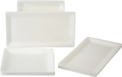 37% OFF on Saflona Simple and Elegant Solid Plastic Tray Set White, Pack of 8 37% OFF on Saflona Simple and Elegant Solid Plastic Tray Set White, Pack of 8