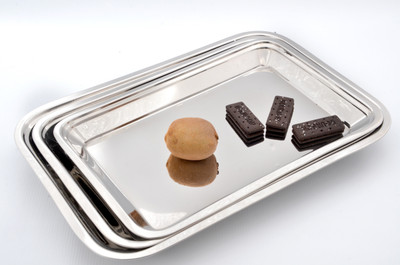 5% OFF on Sunshine Steel Mithai Tray Solid Stainless Steel Tray Set Silver, Pack of 3 5% OFF on Sunshine Steel Mithai Tray Solid Stainless Steel Tray Set Silver, Pack of 3
