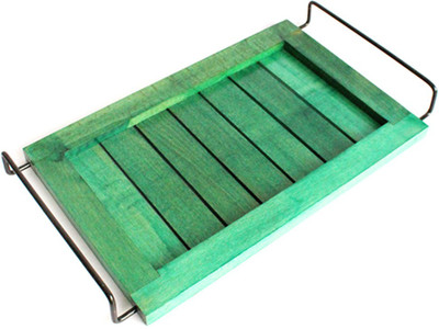 19% OFF on Kraftnation Green Steam Beech Wood Serving Solid Wood Tray Green, Pack of 1 19% OFF on Kraftnation Green Steam Beech Wood Serving Solid Wood Tray Green, Pack of 1