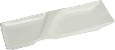 9% OFF on Devnow Ceramics Dual Server Solid Ceramic Tray White, Pack of 1 9% OFF on Devnow Ceramics Dual Server Solid Ceramic Tray White, Pack of 1
