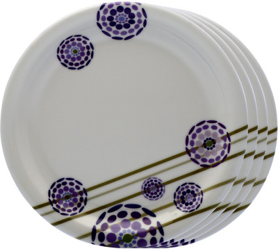 4% OFF on Superware Lucky Lavender Printed Melamine Plate Set White, Purple, Pack of 4 4% OFF on Superware Lucky Lavender Printed Melamine Plate Set White, Purple, Pack of 4