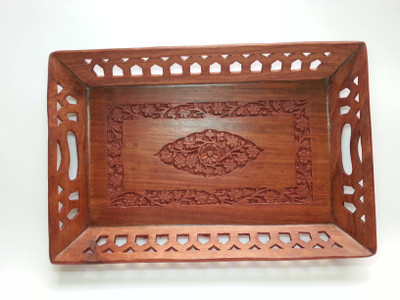 53% OFF on Jupiter Gifts and Crafts Carved 15x9 Hammered Wood Tray Brown, Pack of 1 53% OFF on Jupiter Gifts and Crafts Carved 15x9 Hammered Wood Tray Brown, Pack of 1