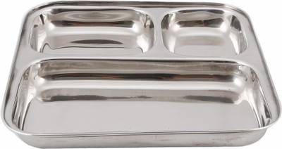 23% OFF on Ndura Pav Bhaji Plate Solid Stainless Steel Plate Silver, Pack of 1 23% OFF on Ndura Pav Bhaji Plate Solid Stainless Steel Plate Silver, Pack of 1