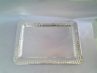 36% OFF on Eventz Gifts Royal square hammer Solid Silver Plated Tray Silver, Pack of 1