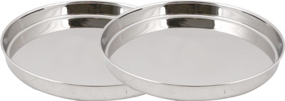 28% OFF on Lime Limeplatepk2 Solid Stainless Steel Plate Silver, Pack of 2 28% OFF on Lime Limeplatepk2 Solid Stainless Steel Plate Silver, Pack of 2