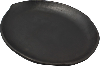 10% OFF on Zoiks Indian Kalakari Manipur Stone Pottery Oval Curve Platter/Serving Solid Stoneware Tray Black, Pack of 1 10% OFF on Zoiks Indian Kalakari Manipur Stone Pottery Oval Curve Platter/Serving Solid Stoneware Tray Black, Pack of 1