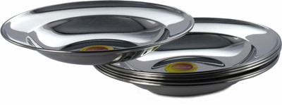 20% OFF on Imagine SS/PLATE/BF/06 Solid Silver Plate Silver, Pack of 6 20% OFF on Imagine SS/PLATE/BF/06 Solid Silver Plate Silver, Pack of 6