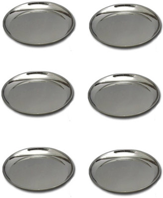 52% OFF on JIS Kitchen Utensils Round Chaina - 10 inch dia Solid Stainless Steel Plate Set Steel, Pack of 6 52% OFF on JIS Kitchen Utensils Round Chaina - 10 inch dia Solid Stainless Steel Plate Set Steel, Pack of 6