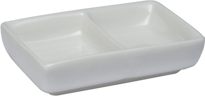 12% OFF on Devnow Ceramics Partition Solid Ceramic Tray Set White, Pack of 4 12% OFF on Devnow Ceramics Partition Solid Ceramic Tray Set White, Pack of 4