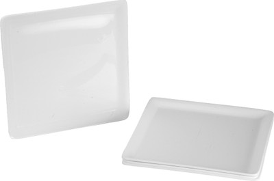 39% OFF on Saflona Simple and Elegant Solid Plastic Plate Set White, Pack of 4 39% OFF on Saflona Simple and Elegant Solid Plastic Plate Set White, Pack of 4