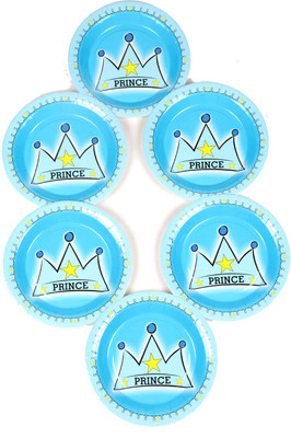 4% OFF on Funcart Prince Crown Theme 9 Inch Printed Paper Plate 4% OFF on Funcart Prince Crown Theme 9 Inch Printed Paper Plate