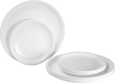 39% OFF on Saflona Simple and Elegant Solid Plastic Plate Set White, Pack of 8 39% OFF on Saflona Simple and Elegant Solid Plastic Plate Set White, Pack of 8