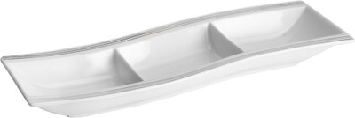 2% OFF on Devnow Ceramics Wave of Joy Partition Solid Ceramic Tray White, Pack of 1 2% OFF on Devnow Ceramics Wave of Joy Partition Solid Ceramic Tray White, Pack of 1