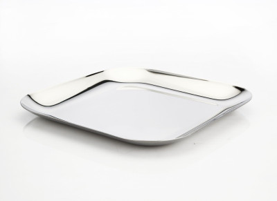 28% OFF on Ndura NDFrench3 Solid Stainless Steel Plate Silver, Pack of 1 28% OFF on Ndura NDFrench3 Solid Stainless Steel Plate Silver, Pack of 1