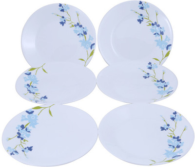 15% OFF on Corelle Blossom Small Printed Glass Plate Set White, Blue, Pack of 6 15% OFF on Corelle Blossom Small Printed Glass Plate Set White, Blue, Pack of 6
