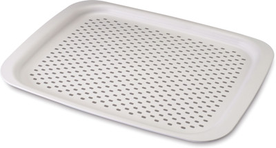 40% OFF on JosephJoseph Grip Small Solid Plastic Tray White, Pack of 1 40% OFF on JosephJoseph Grip Small Solid Plastic Tray White, Pack of 1