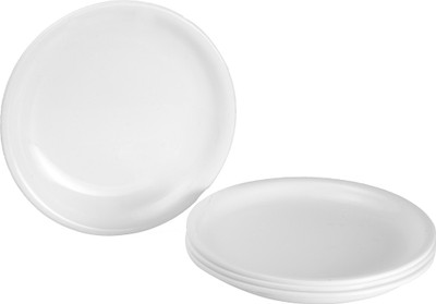 45% OFF on Saflona Simple and Elegant Solid Plastic Plate Set White, Pack of 4 45% OFF on Saflona Simple and Elegant Solid Plastic Plate Set White, Pack of 4